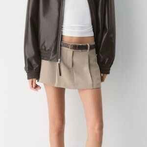 Aritzia define skort size 2 nomad taupe